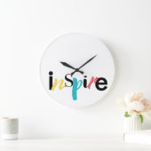 Goedaardige, creatieve, moderne typografie van Ins Grote Klok (Huis)