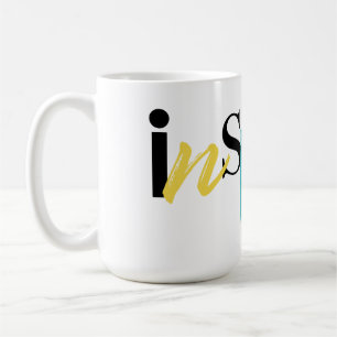Goedaardige, creatieve, moderne typografie van Ins Koffiemok
