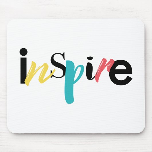 Goedaardige, creatieve, moderne typografie van Ins Muismat (Voorkant)