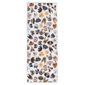 Goedaardige illustratie met honden wijn cadeautas (Achterkant)