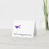 Goedaardige kerst! Vakantiekaart Feestdagen Kaart (Achterkant)