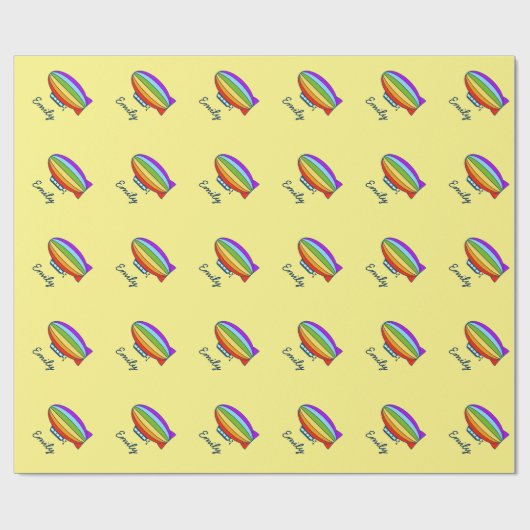 Goedaardige kleurrijke kinderen Birthday wrapingpa Cadeaupapier (Vlak)