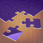 Goedaardige moderne cirkels in roze blauw en groen legpuzzel