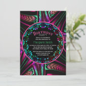 Goedaardige uitnodiging van de kunstenaar Art Birt (Staand voorkant)