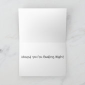 Goede aanmoediging kaart (Binnen)