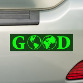 Goede aarde bumpersticker (Op auto)