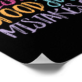 Goede advocaten en rechters voor fouten Inspireren Poster (Hoek)