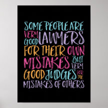 Goede advocaten en rechters voor fouten Inspireren