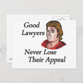 Goede advocaten man briefkaart (Voorkant / Achterkant)