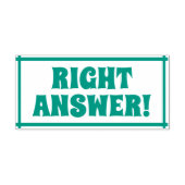 "GOEDE ANTWOORD!" Feedback Stempel voor Docenten (Design)