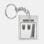 Goede Auto Slechte Auto Sleutelhanger (Voorkant Links)