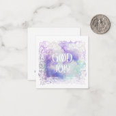 *~* GOEDE BAAN AP62 Aanmoediging Vlakke Nota Kaart Notitiekaartje (Voorkant / Achterkant in situ)