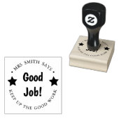 Goede baan leraar goed gedaan huiswerk stempel (Gestempeld)