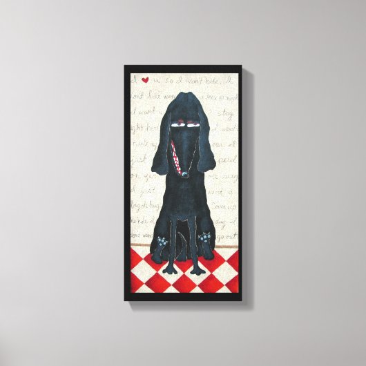 Goede Baddog Canvas Afdruk (Voorkant)