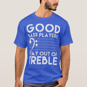 Goede bassenspelers blijven buiten het bereik van t-shirt