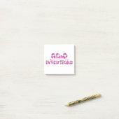 Goede bedoelingen post-it® notes (Op bureau)