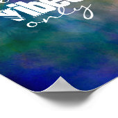 goede beelden alleen tekst op vette kleurrijke kun poster (Hoek)