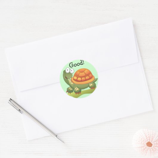 Goede Beloning Stickers - Schildpad (Envelop)