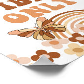 Goede blokjes alleen 70's Retro Groovy Party Sign Poster (Hoek)