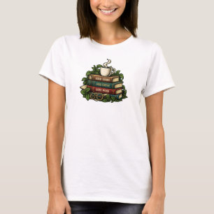Goede Boeken Goede Koffie Goede Stemming Gezellige T-shirt