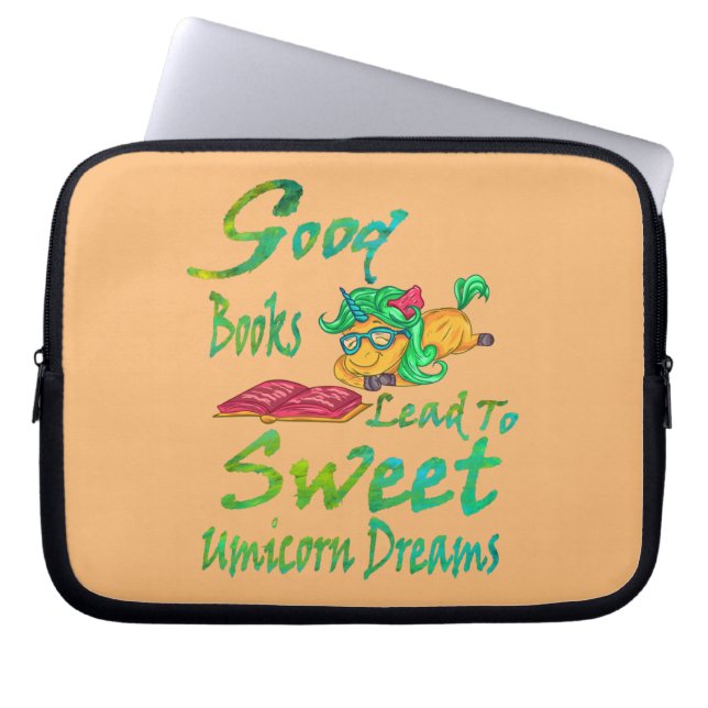 Goede boeken leiden tot...Sleeve boeken Laptop Sleeve (Voorkant)