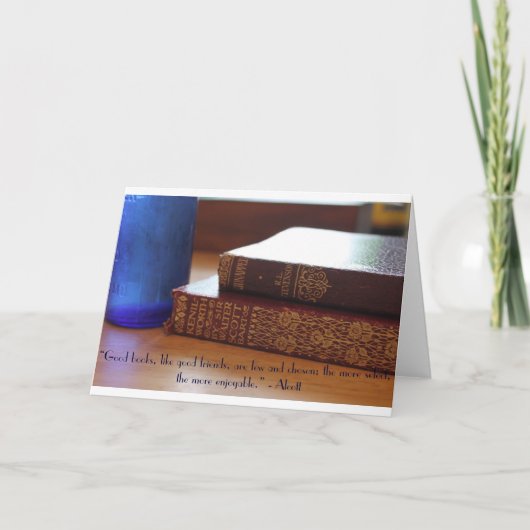 Goede boeken Quote Kaart (Voorkant)
