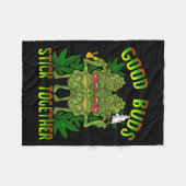 Goede Buds Kleven Samen Koppels Fleece Deken (Voorkant (Horizontaal))