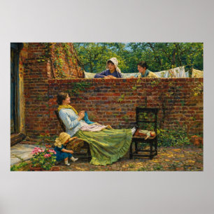 Goede buren door John William Waterhouse Poster