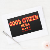 GOEDE BURGERS RECHTHOEKIGE STICKER (Envelop)