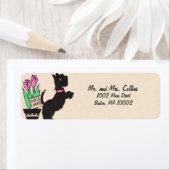 Goede Cheer Scotty retour adreslabels Etiket (Insitu)