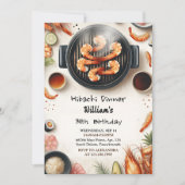 Goede Chef BBQ Japans Sushi Hibachi 50ste verjaard Kaart (Voorkant)