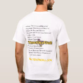 GOEDE COMPUTERPROBLEMEN? T-SHIRT (Achterkant)