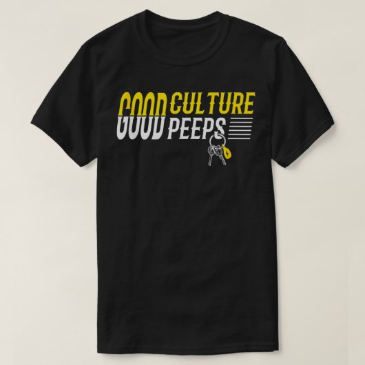 Goede Cultuur Goede Peeps Truck Driver Ontwerp voo T-shirt (Design voorkant)