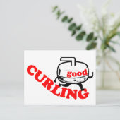 [ GOEDE CURLING ] Retro Stone Guy Cards & Briefkaa Briefkaart (Staand voorkant)