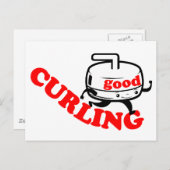 [ GOEDE CURLING ] Retro Stone Guy Cards & Briefkaa Briefkaart (Voorkant / Achterkant)