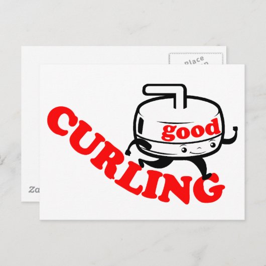 [ GOEDE CURLING ] Retro Stone Guy Cards & Briefkaa Briefkaart (Voorkant / Achterkant)