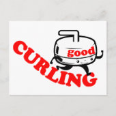 [ GOEDE CURLING ] Retro Stone Guy Cards & Briefkaa Briefkaart (Voorkant)
