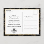 Goede dag 2022 Hallo 2023 Business Festive Firewor Briefkaart (Achterkant)