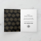 Goede dag 2022 Hallo 2023 Business Festive Firewor Feestdagen Kaart (Binnen)