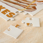 Goede dag begint met pannenkoeken legpuzzel (Zijkant)