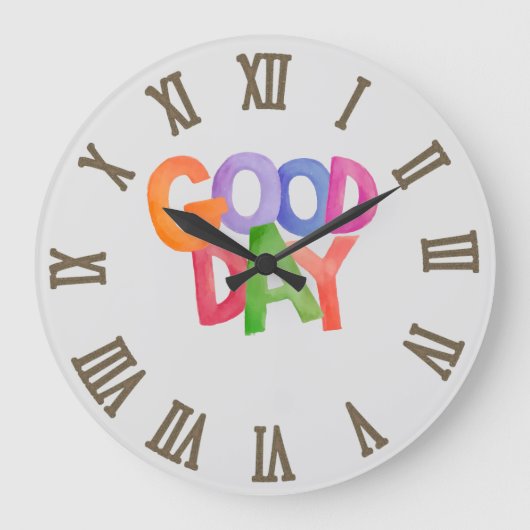 Goede dag grote klok (Voorkant)