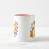 Goede dag in golvende tekststijl mok (Midden)