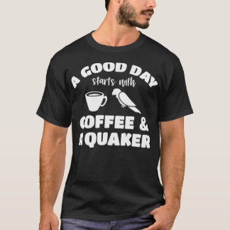 Goede dag koffie en Quaker 9 T-shirt