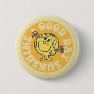 Goede Dag Miss Sunshine Ronde Button 5,7 Cm