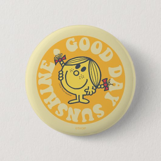Goede Dag Miss Sunshine Ronde Button 5,7 Cm (Voorkant)