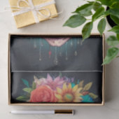 Goede dag om dood te zijn, glimlachende schedel & tissuepapier (Geschenk)