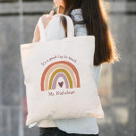 Goede dag om leraar cadeau Boho regenboog te leren Tote Bag<br><div class="desc">Good Day To Teach Teacher Gift Boho Rainbow Canvas tas heeft een schattig duo van regenboog in tinten van roze,  blos,  mosterd,  lavendel en paarse,  samen met leuke type.</div>