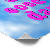 Goede dag poster (Hoek)