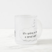 Goede dag - Slechte dag (Thought Bubble) Mok (Voorkant rechts)