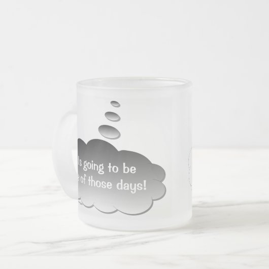 Goede dag - Slechte dag (Thought Bubble) Mok (Voorkant links)